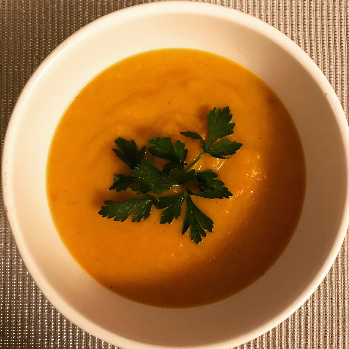 Spicy ginger and carrot&nbsp;soup