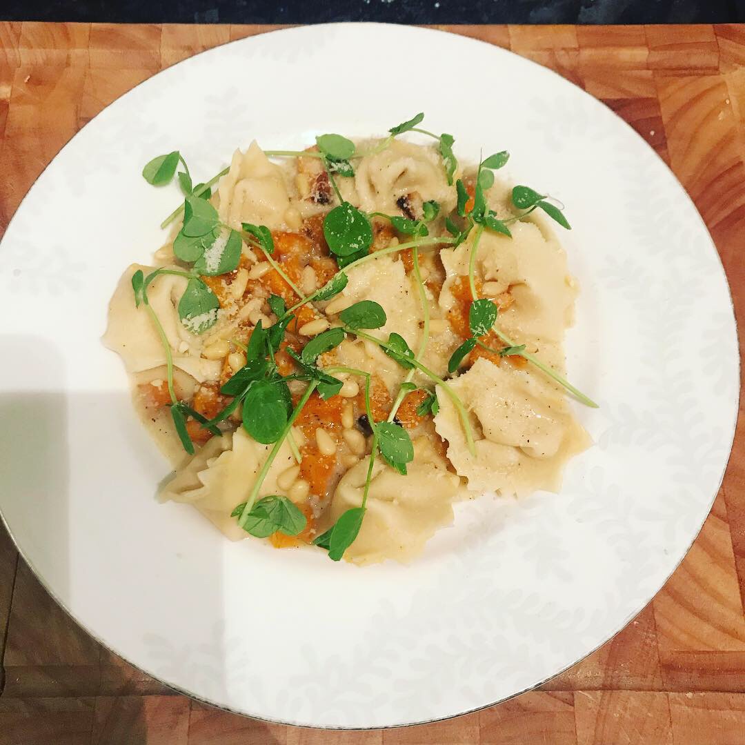 Butternut squash tortellini
