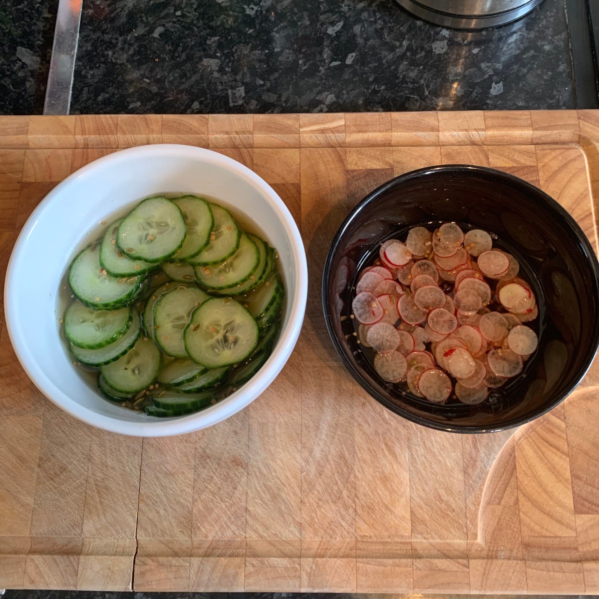 Scandinavian pickled cucumber